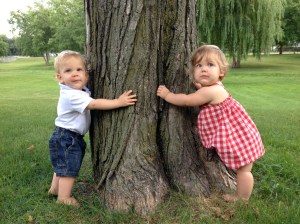 Two of my three kids; and that's who this is all about